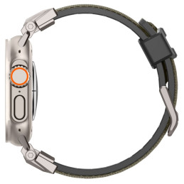 „Spigen DuraPro Armor Strap“ skirtas „Apple Watch 44 / 45 / 46 / 49 mm“ – žalias