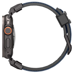 „Spigen DuraPro Armor“ dirželis, skirtas „Apple Watch 44 / 45 / 46 / 49 mm“ – tamsiai mėlynas