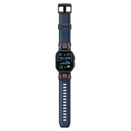 „Spigen DuraPro Armor“ dirželis, skirtas „Apple Watch 44 / 45 / 46 / 49 mm“ – tamsiai mėlynas