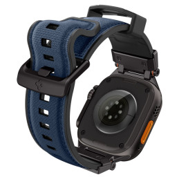 „Spigen DuraPro Armor“ dirželis, skirtas „Apple Watch 44 / 45 / 46 / 49 mm“ – tamsiai mėlynas