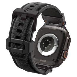 „Spigen DuraPro Armor“ dirželis, skirtas „Apple Watch 44 / 45 / 46 / 49 mm“ – juodas