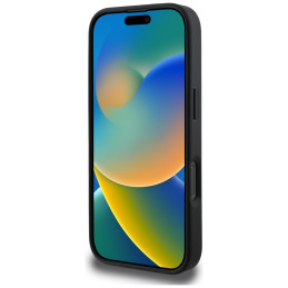 „Guess 4G Stripes“ dėklas su „Magsafe“ dėklu, skirtas „iPhone 16 Pro Max“, juodas