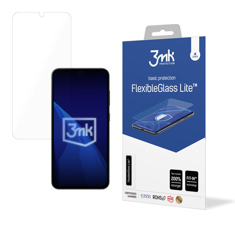 Hibridinis stiklas 3mk FlexibleGlass Lite, skirtas Samsung Galaxy S25