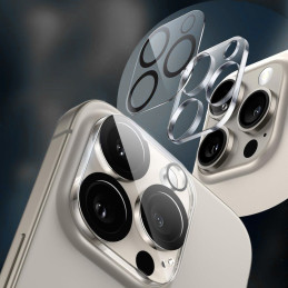 „Tech-Protect Cam Fit+“ kameros dėklas, skirtas „iPhone 16e“ – skaidrus