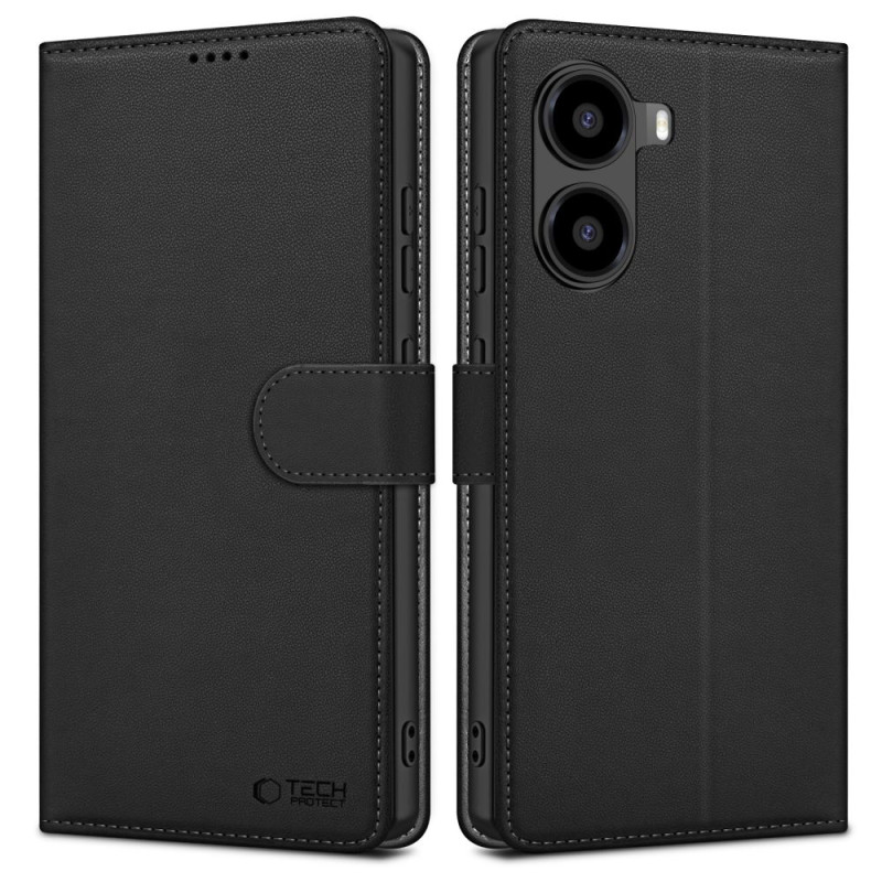 „Tech-Protect“ piniginės dėklas, skirtas „Xiaomi Poco X7 Pro 5G“ – juodas