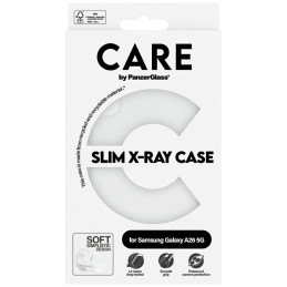 „CARE by PanzerGlass“ madingas rentgeno dėklas, skirtas „Samsung Galaxy A26 5G“ – skaidrus