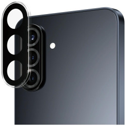 „PanzerGlass Hoops“ grūdinto stiklo objektyvo apsauga, skirta „Samsung Galaxy A36 5G“ - skaidrus