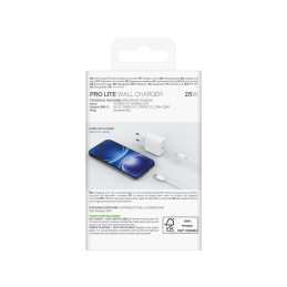 „Puro Daily Prolite“ 25 W USB-C maitinimo įkroviklis – baltas