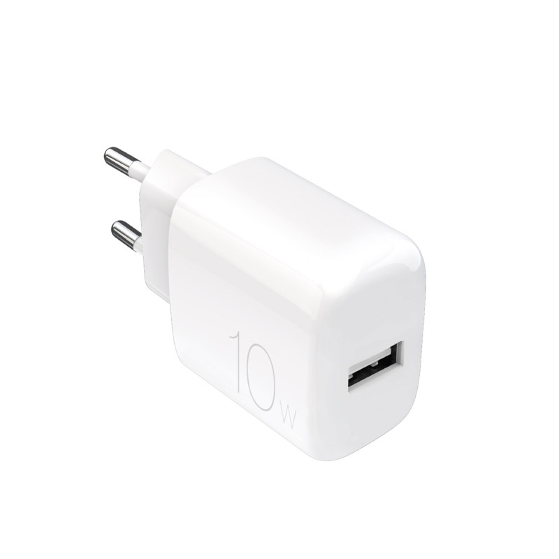 „Puro PROLITE“ 10 W USB-A sieninis įkroviklis – baltas