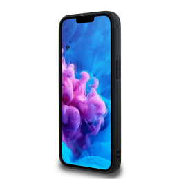 „Guess“ PU 4G „Peony“ dėklas su „MagSafe“, skirtas „iPhone 16e“ – juodas