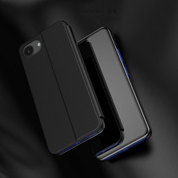 „Clear View“ dėklas, skirtas „iPhone 16e“ atverčiamam dėklui – juodas