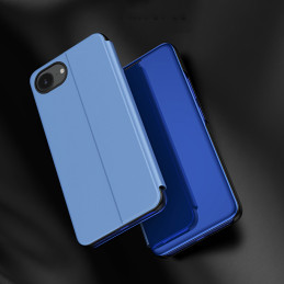 „Clear View“ dėklas, skirtas „iPhone 16e“ atverčiamam dėklui – mėlynas