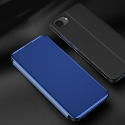 „Clear View“ dėklas, skirtas „iPhone 16e“ atverčiamam dėklui – mėlynas