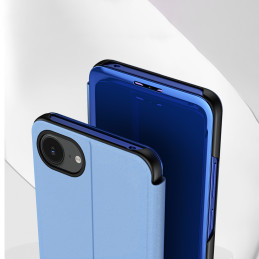 „Clear View“ dėklas, skirtas „iPhone 16e“ atverčiamam dėklui – mėlynas