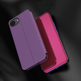„Clear View“ dėklas, skirtas „iPhone 16e“ atverčiamam dėklui – rožinis