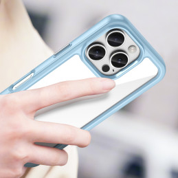 „Outer Space“ dėklas, skirtas „iPhone 16e“ su lanksčiu rėmeliu – mėlynas