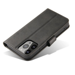 Magnetinis dėklas su atlenkimu, skirtas „Samsung Galaxy S25 Edge“ – juodas