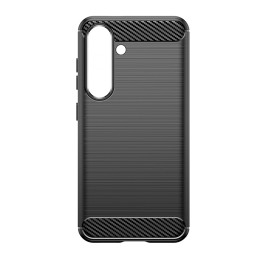 Anglies pluošto dėklas, skirtas „Samsung Galaxy S25 Edge“ – juodas