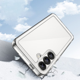 „Outer Space“ dėklas, skirtas „Samsung Galaxy S25 Edge“ su lanksčiu rėmeliu – skaidrus