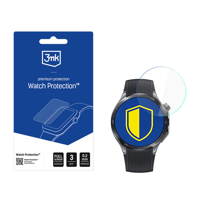 Išmaniojo laikrodžio ekrano apsauginis stiklas 3mk laikrodžio apsauga „FlexibleGlass“, skirtas „Oppo Watch X2“