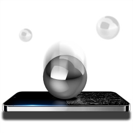 „Dux Ducis“ grūdinto stiklo apsauginis stiklas „Samsung S25+“ telefonui – su juodu rėmeliu
