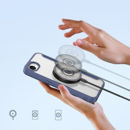 „Dux Ducis Skin X Pro“ dėklas su „MagSafe“, skirtas „iPhone 16e“ – mėlynas