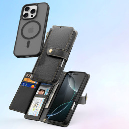 „Dux Ducis Lawa“ odinis dėklas, skirtas „iPhone 16 Pro Max“ – juodas
