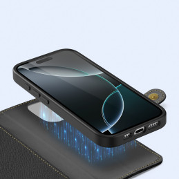 „Dux Ducis Lawa“ odinis dėklas, skirtas „iPhone 16 Pro Max“ – juodas