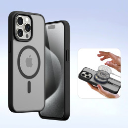 „Dux Ducis Lawa“ odinis dėklas, skirtas „iPhone 15 Pro Max“ – juodas