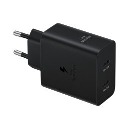 „Samsung USB-C 50W“ įkroviklis su USB-C laidu – juodas