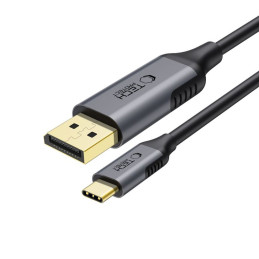 „Tech-Protect UltraBoost“ USB-C į DisplayPort 1.4 8K 60Hz kabelis, 180 cm, juodas
