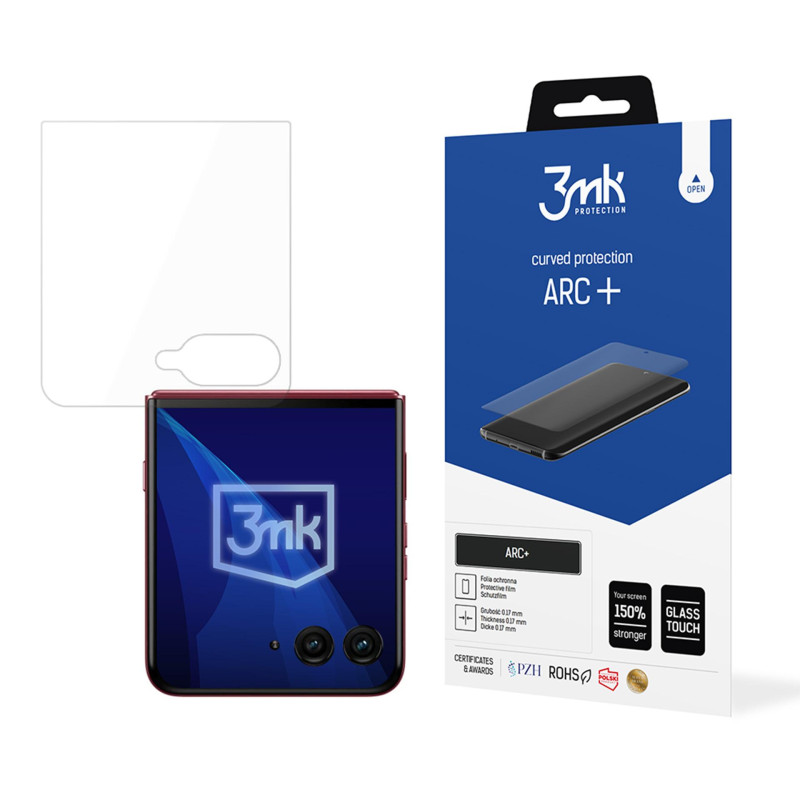 3mk ARC+ apsauginė plėvelė Motorola Razr 60 Ultra telefonui