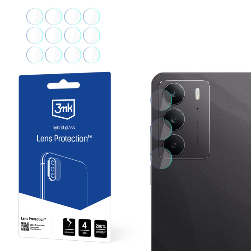 Kameros objektyvo stiklas 3mk objektyvo apsauga, skirta „Realme C75x“
