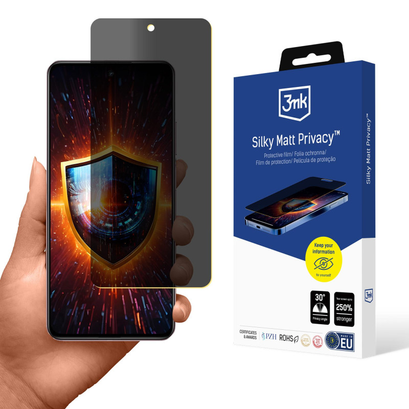 3mk šilkinis matinis ekrano apsauginis dangtelis, skirtas „Realme C75x“