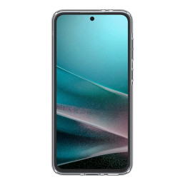 „Spigen“ skystųjų kristalų dėklas, skirtas „Samsung Galaxy A36 5G“ - skaidrus