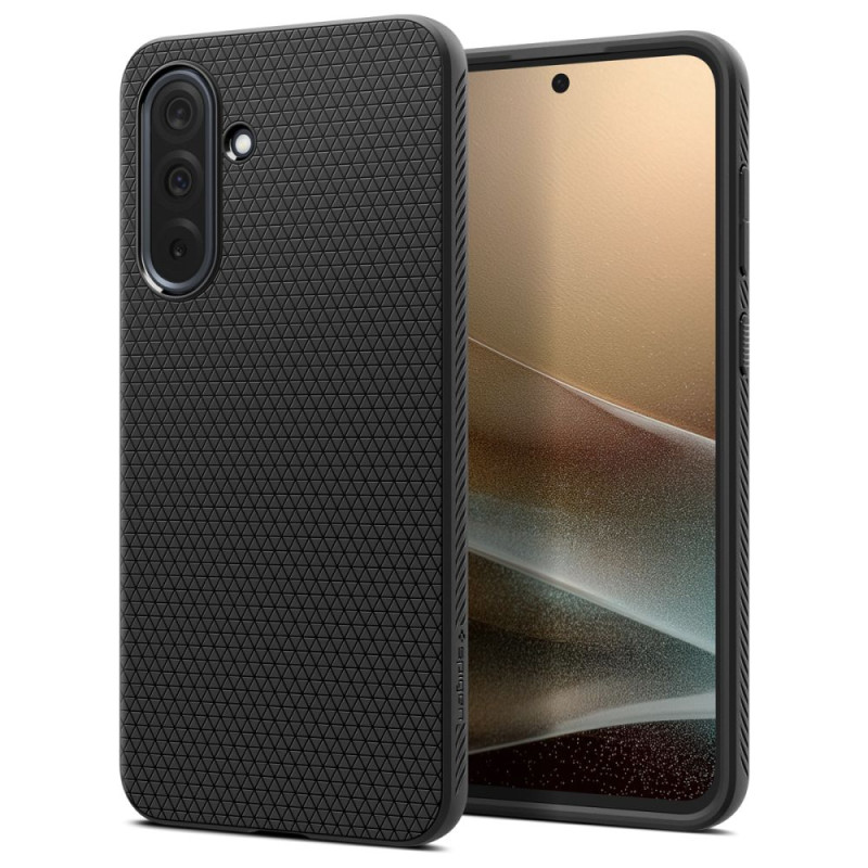 „Spigen Liquid Air“ dėklas, skirtas „Samsung Galaxy A36 5G“ – matinės juodos spalvos