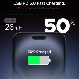„Spigen Essential EE201EU“ USB-C 20 W sieninis įkroviklis – baltas