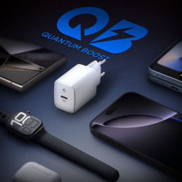 „Spigen Essential EE201EU“ USB-C 20 W sieninis įkroviklis – baltas