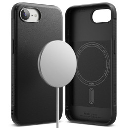 „Ringke Onyx“ magnetinis „Magsafe iPhone 16e“ dėklas – juodas