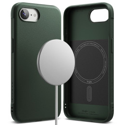 „Ringke Onyx“ magnetinis „Magsafe iPhone 16e“ dėklas – žalias