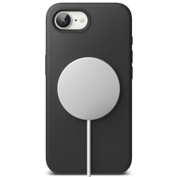 „Ringke“ silikoninis „Magsafe iPhone 16e“ dėklas – juodas