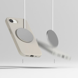 „Ringke“ silikoninis „Magsafe iPhone 16e“ dėklas – smėlio spalvos