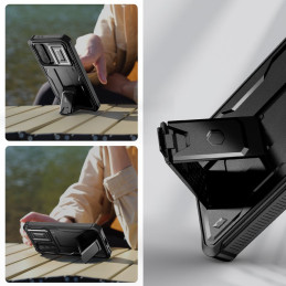 „Tech-Protect Kevlar Cam+“ dėklas, skirtas „Samsung Galaxy A36 5G“ – juodas