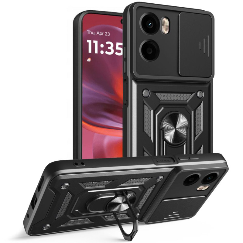 „Tech-Protect CamShield Pro“ dėklas, skirtas „Motorola Moto G05 / E15“ – juodas