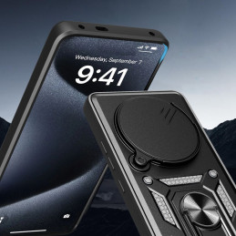 „Tech-Protect CamShield Pro“ dėklas, skirtas „Realme 14 Pro+5G“ – juodas