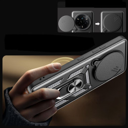„Tech-Protect CamShield Pro“ dėklas, skirtas „Realme 14 Pro+5G“ – juodas