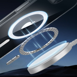 ESR Classic Hybrid Halolock MagSafe iPhone 16e dėklas – skaidrus