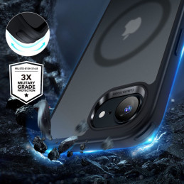 ESR Classic Hybrid Halolock MagSafe dėklas, skirtas iPhone 16e – juodas
