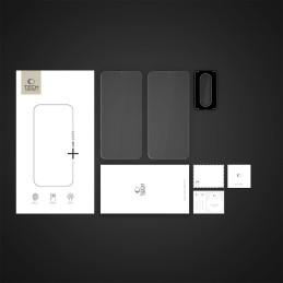 „Tech-Protect Glass Set+“ grūdinto stiklo rinkinys, skirtas „Samsung Galaxy A36 / A56 5G“ - skaidrus