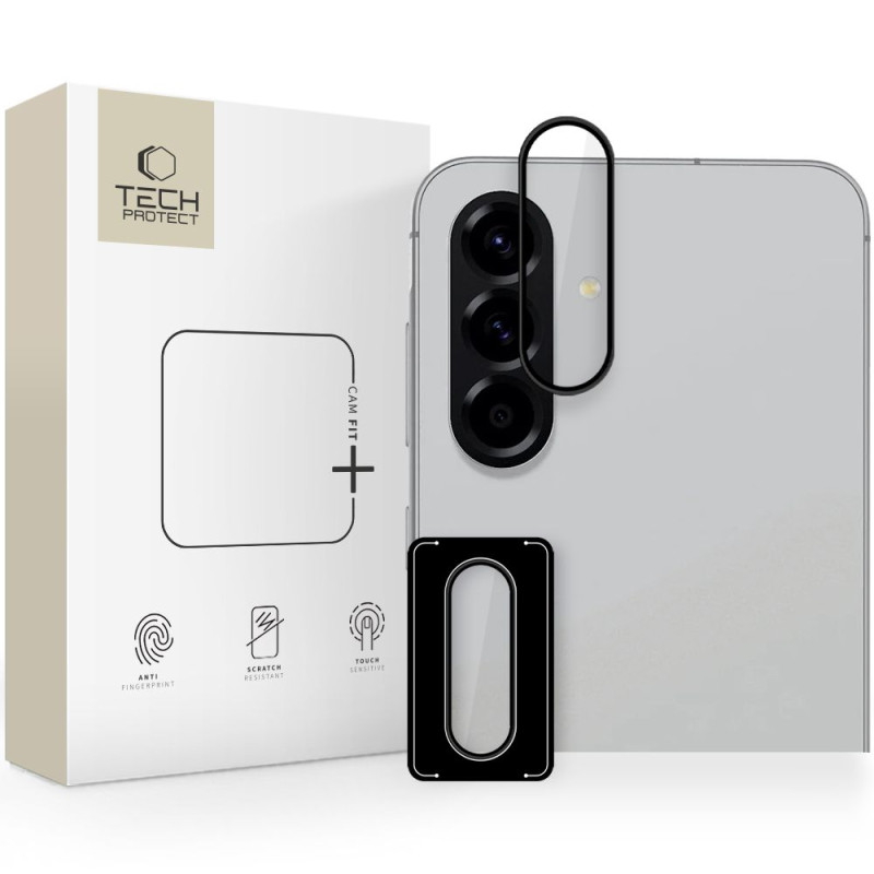 „Tech-Protect Camring Fit+“ kameros dėklas, skirtas „Samsung Galaxy A36 / A56 5G“ – juodas
